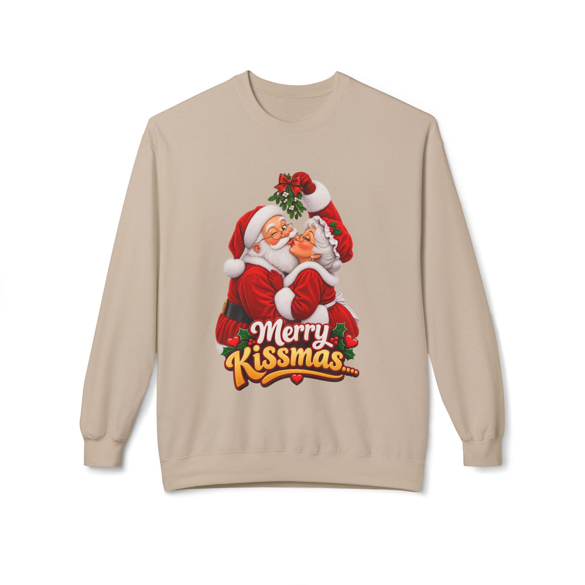 Merry Kissmas Santa Christmas Sweatshirt