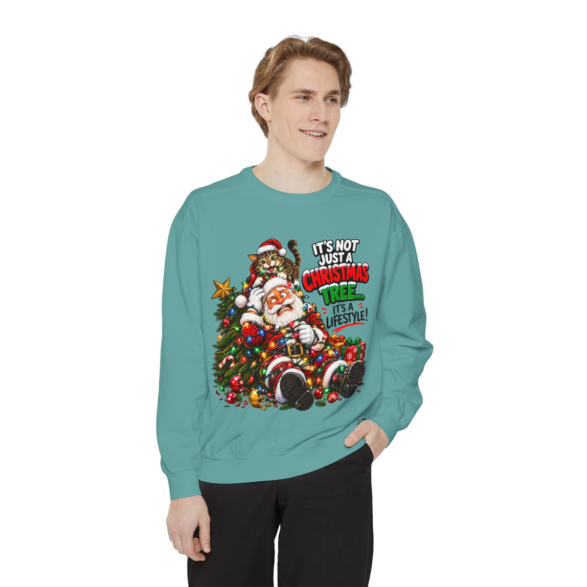It’s Not Just a Christmas Tree It’s a Lifestyle Christmas Sweatshirt