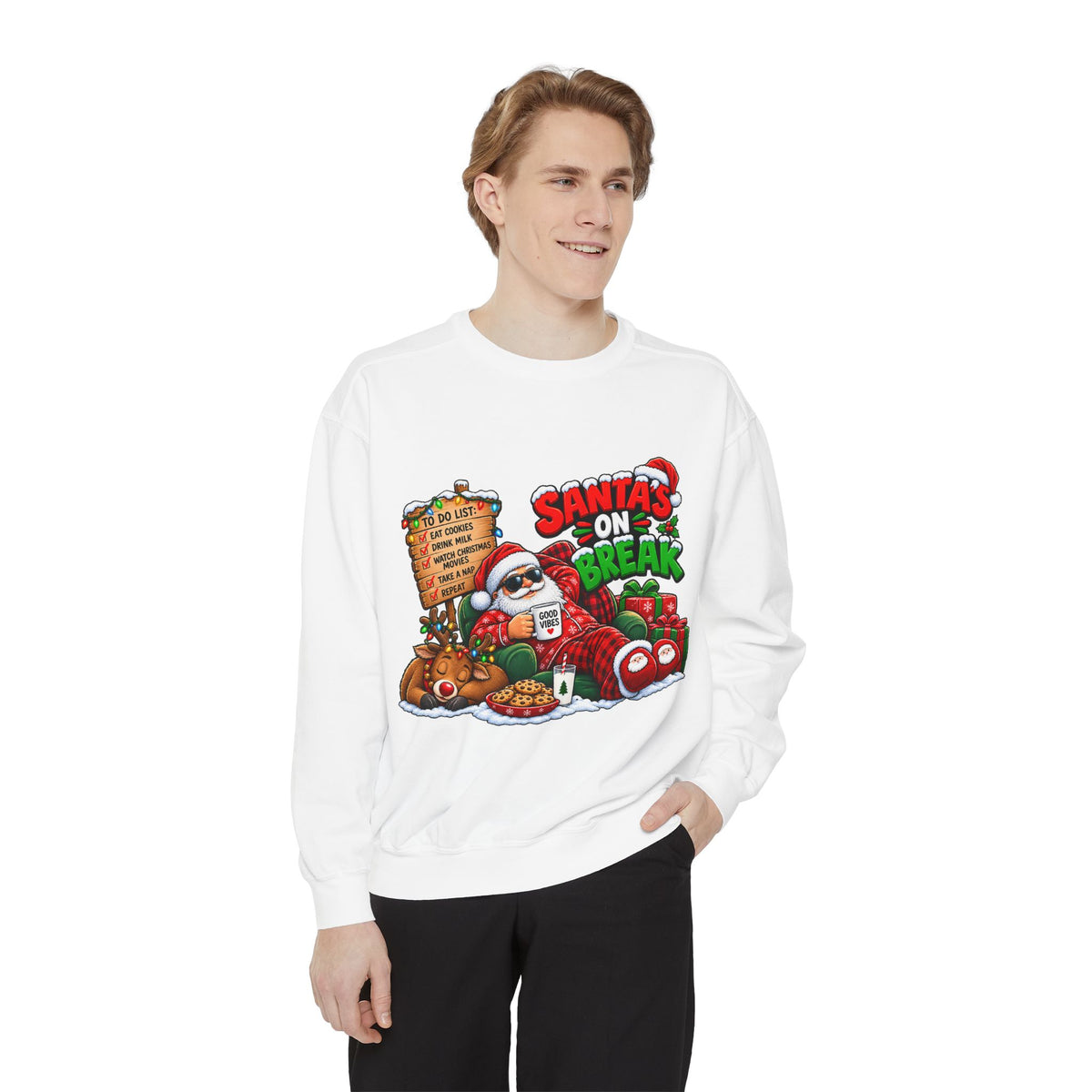 Santa’s Day Off Christmas Sweatshirt