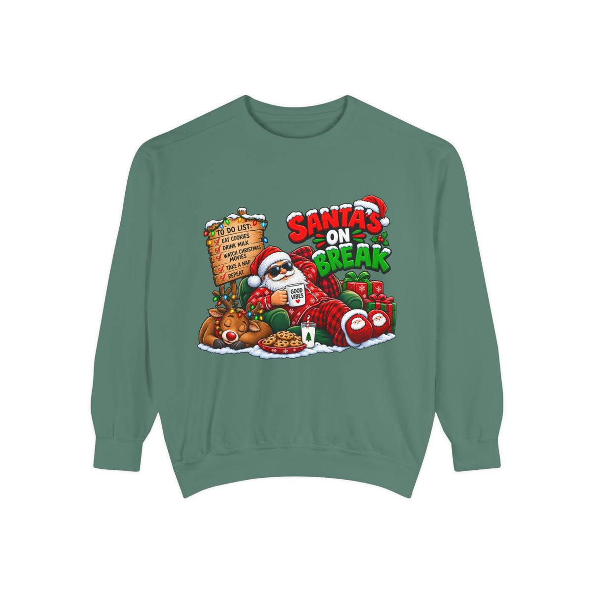Santa’s Day Off Christmas Sweatshirt