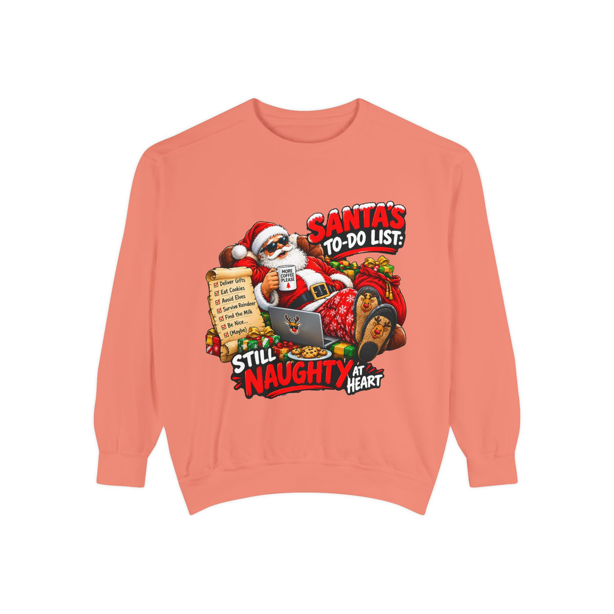 Santa’s Naughty List Christmas Sweatshirt