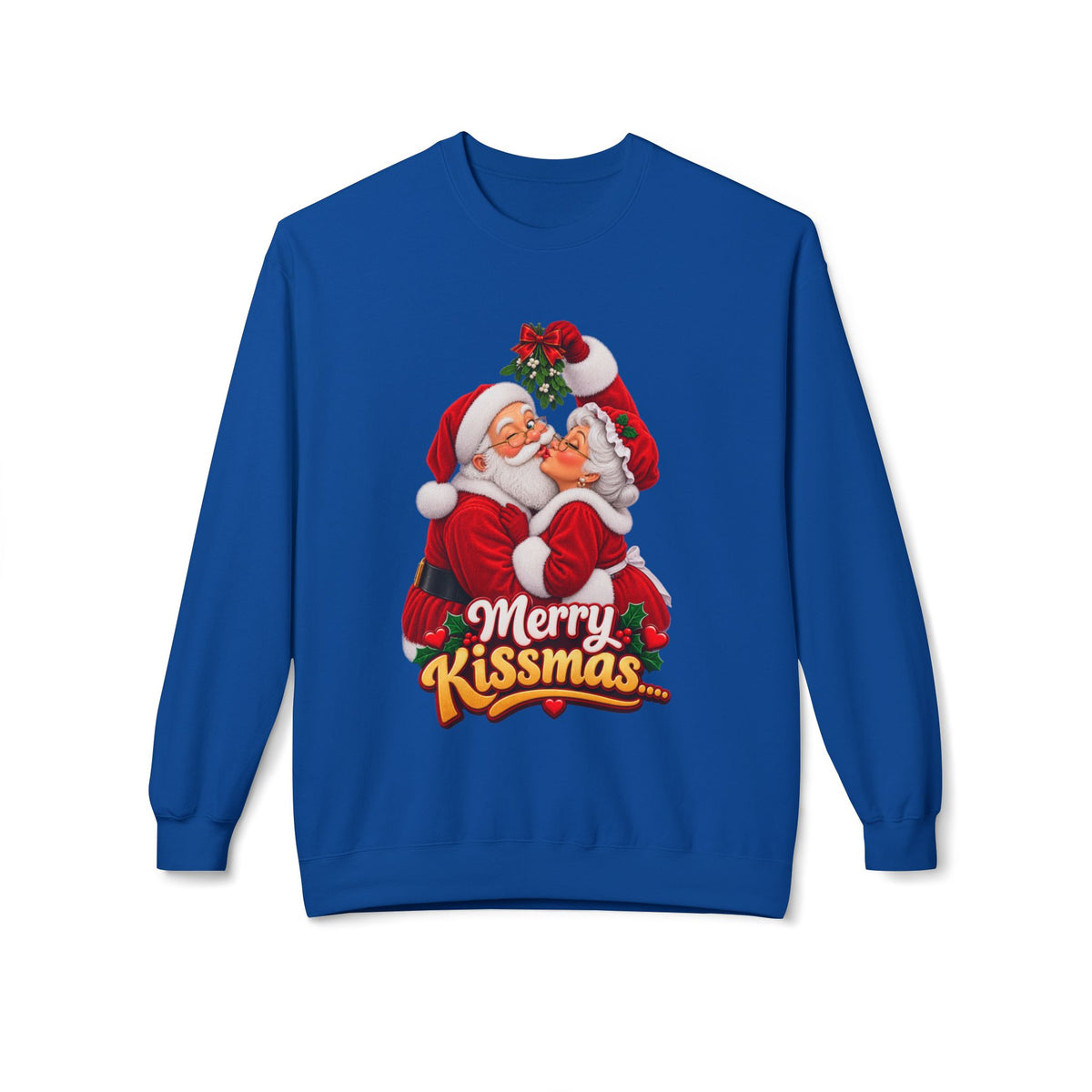 Merry Kissmas Santa Christmas Sweatshirt