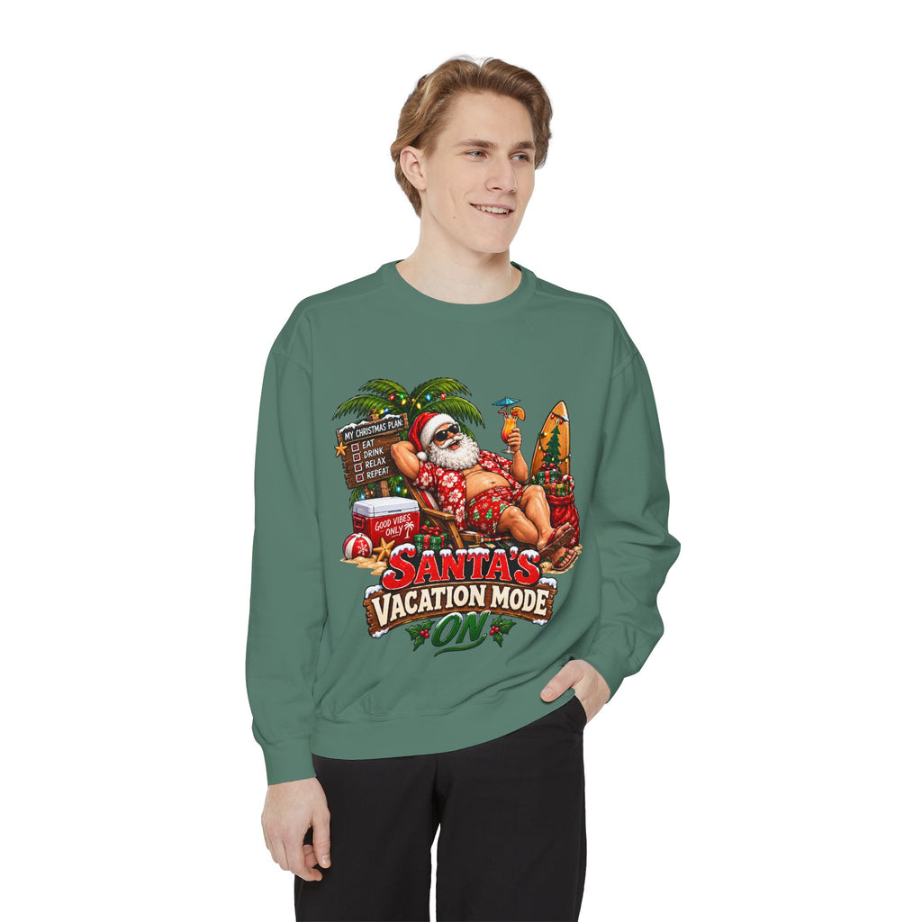 Santa’s Vacation Mode Christmas Sweatshirt
