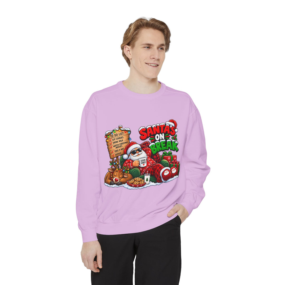 Santa’s Day Off Christmas Sweatshirt