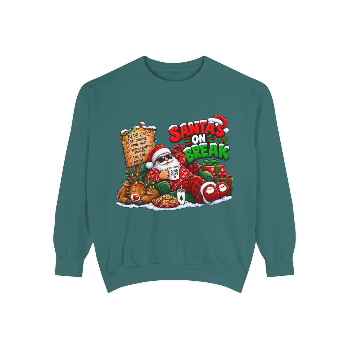 Santa’s Day Off Christmas Sweatshirt