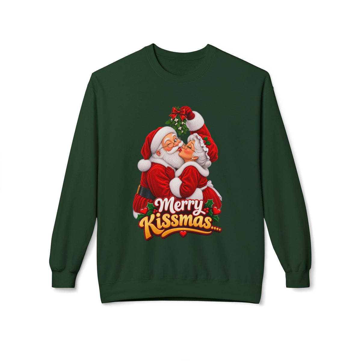 Merry Kissmas Santa Christmas Sweatshirt