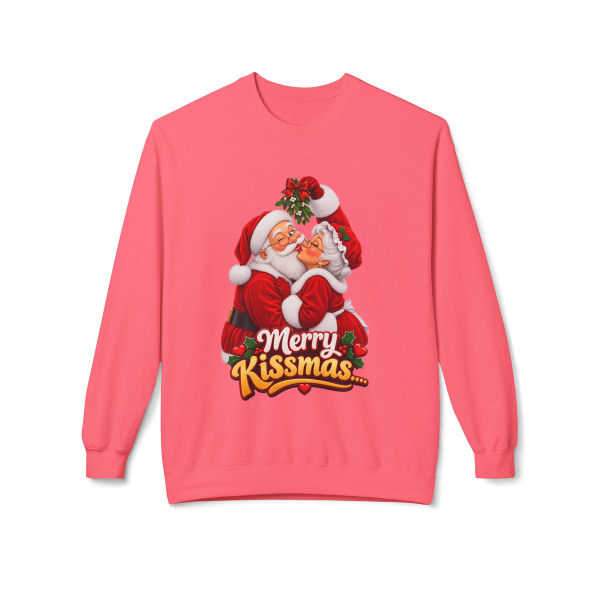 Merry Kissmas Santa Christmas Sweatshirt
