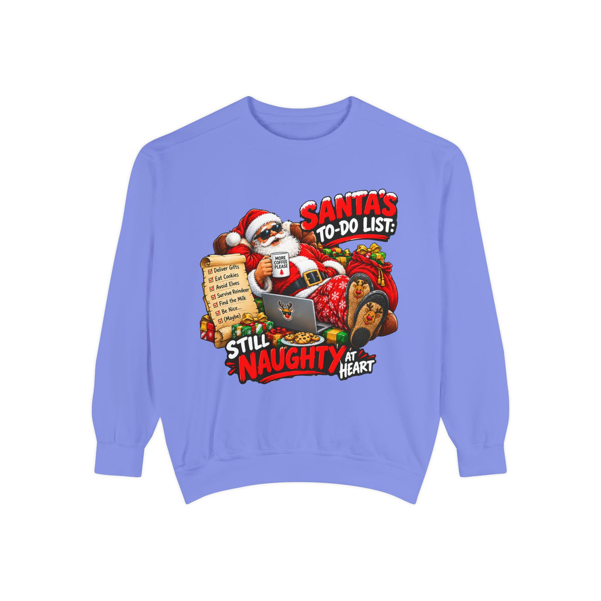 Santa’s To-Do List Still Naughty Christmas Sweatshirt