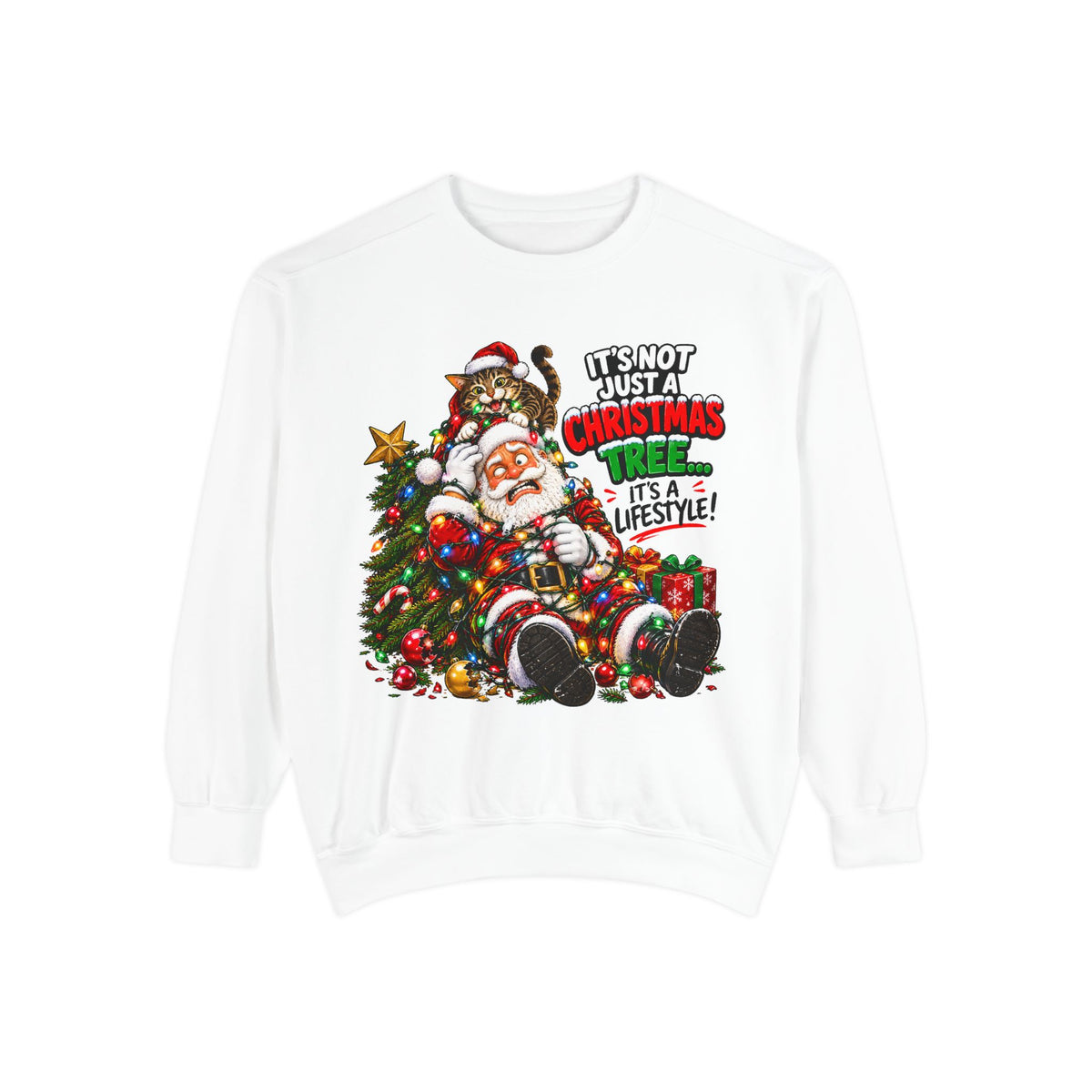 It’s Not Just a Christmas Tree It’s a Lifestyle Christmas Sweatshirt