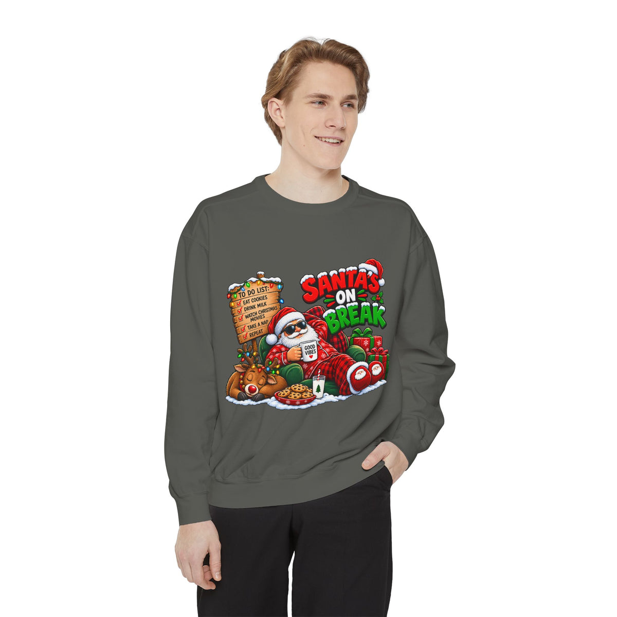 Santa’s Day Off Christmas Sweatshirt