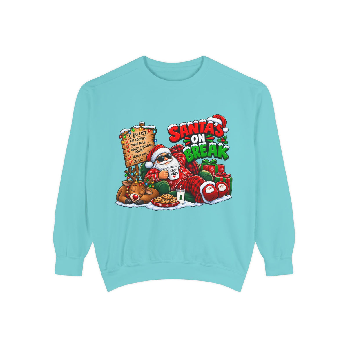 Santa’s Day Off Christmas Sweatshirt