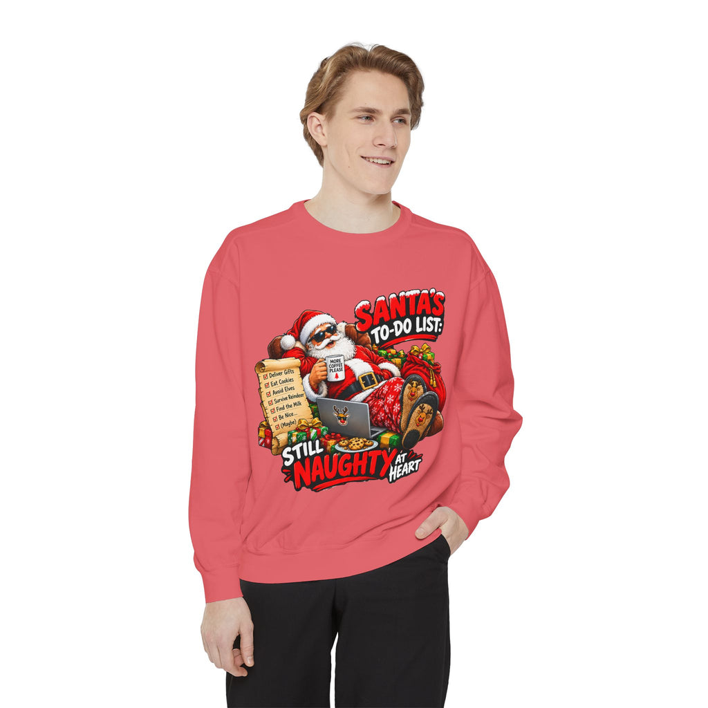 Santa’s To-Do List Still Naughty Christmas Sweatshirt