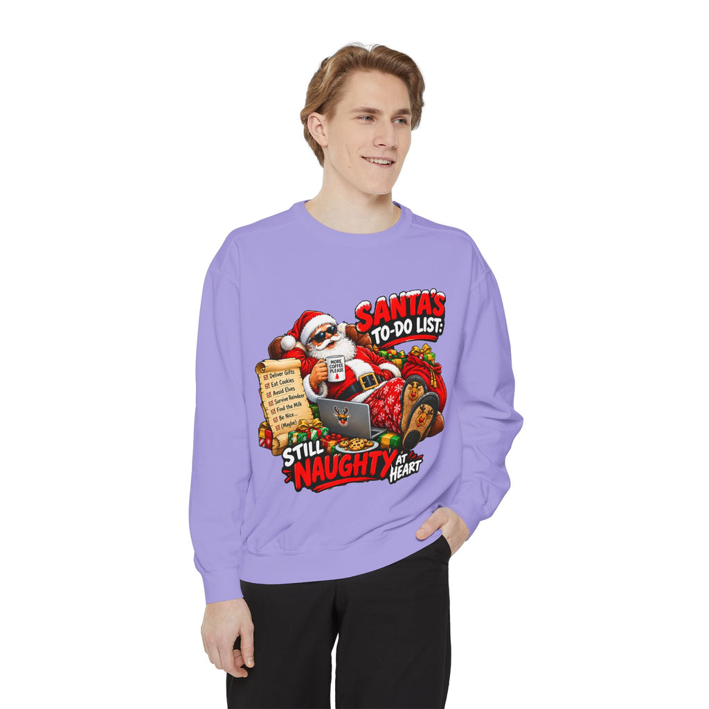 Santa’s To-Do List Still Naughty Christmas Sweatshirt