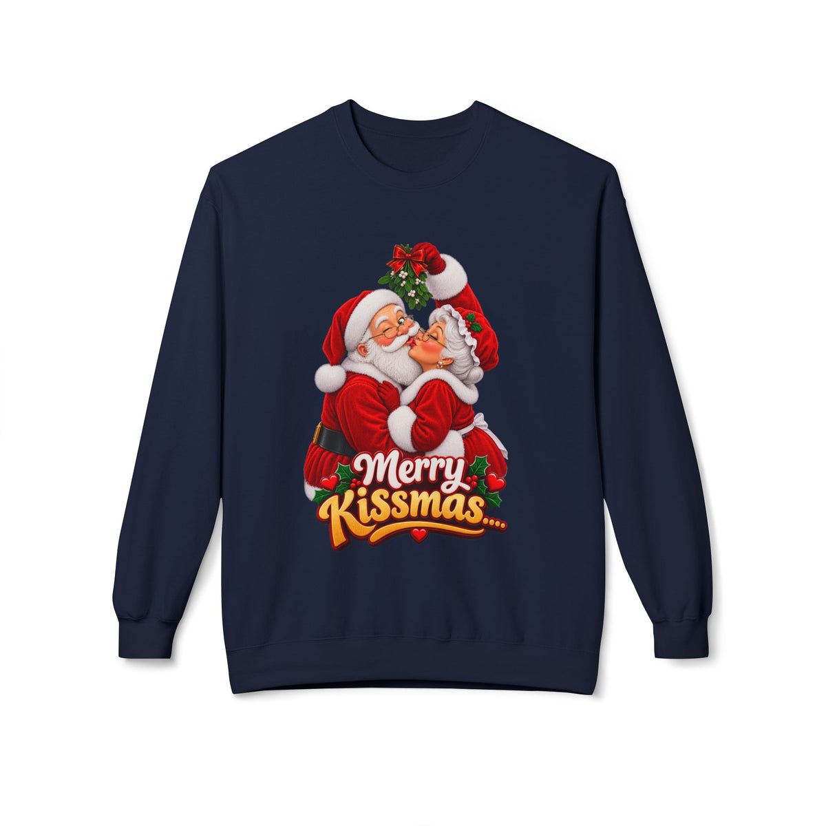 Merry Kissmas Santa Christmas Sweatshirt
