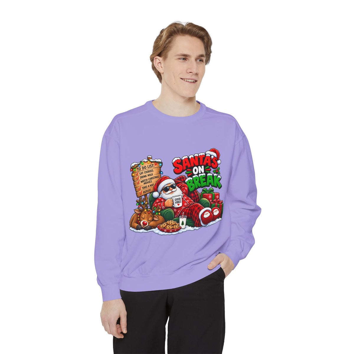Santa’s Day Off Christmas Sweatshirt