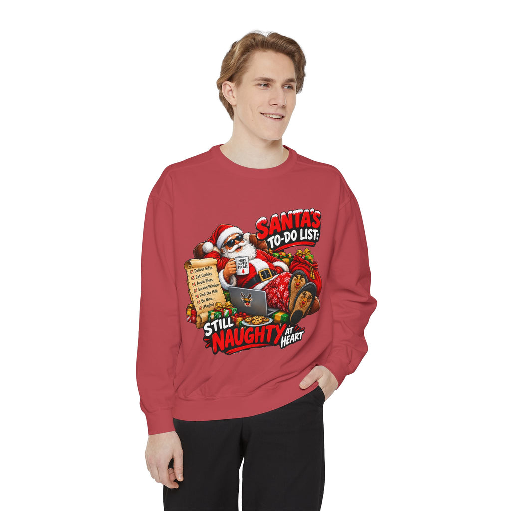 Santa’s To-Do List Still Naughty Christmas Sweatshirt