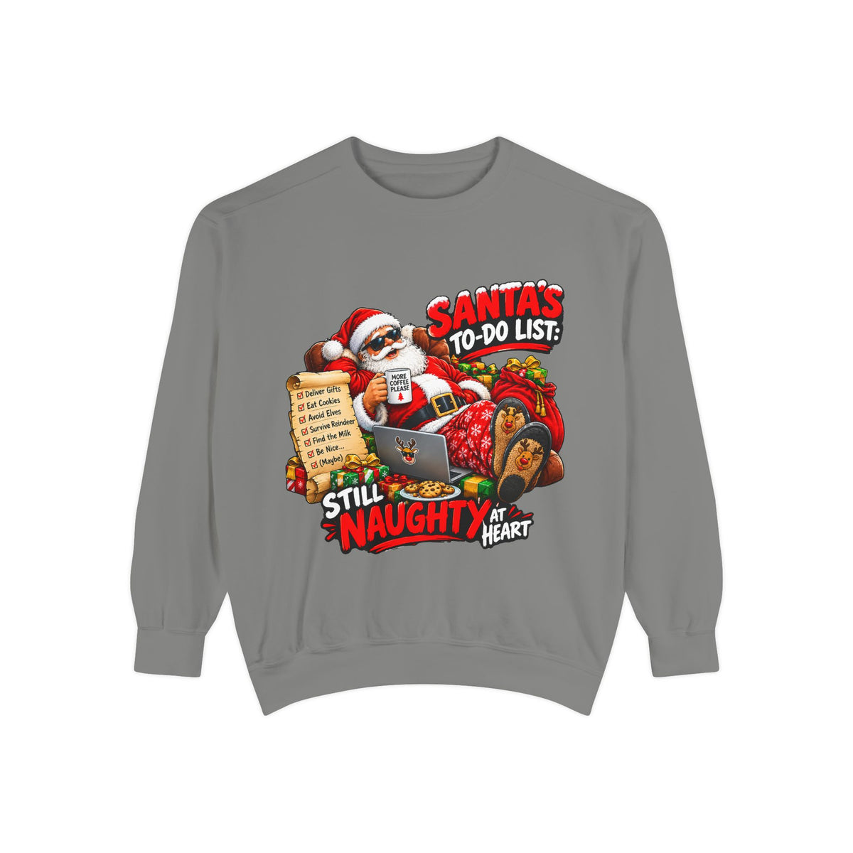 Santa’s Naughty List Christmas Sweatshirt