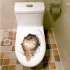 Humorous Vinyl Cat Sticker