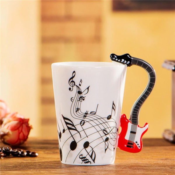 Groovy Guitar Coffee Mug - For The Music Lover!