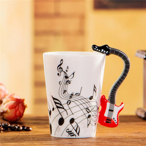 Groovy Guitar Coffee Mug - For The Music Lover!