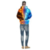 Fire and Ice Wolf Hooded Sweatshirt