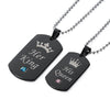Couples Necklaces - Her King & His Queen (Pair)