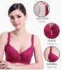 Large Size 3/4 Cup Lace Push Up Bra