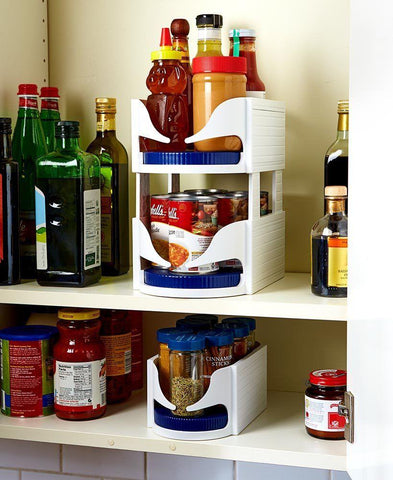 Rotating Kitchen Rack Organizer
