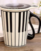 Novelty Piano Ceramic Coffee Mug