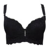 Large Size 3/4 Cup Lace Push Up Bra